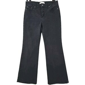 Levi's 512 ~Woman Size 14M~ Black Denim Perfectly Slimming Bootcut Jeans.